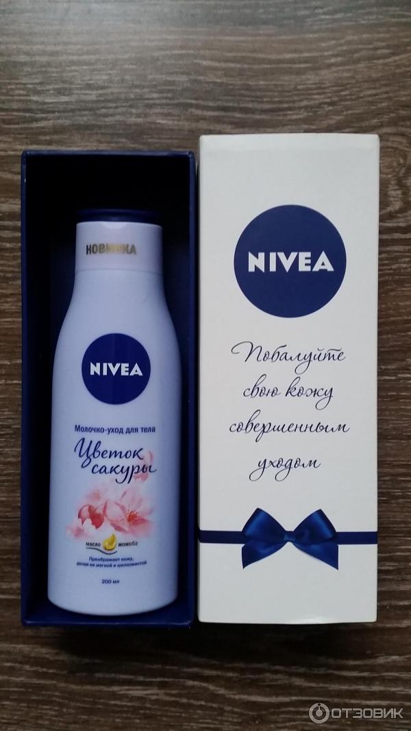 Молочко-уход для тела NIVEA Цветок сакуры фото