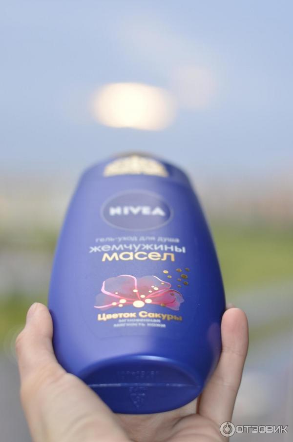 Гель-уход для душа Nivea Жемчужины масел Цветок сакуры фото