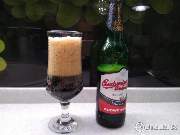 Пиво Budweiser темное