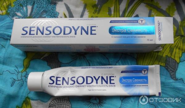 Зубная паста Sensodyne Экстра свежесть фото