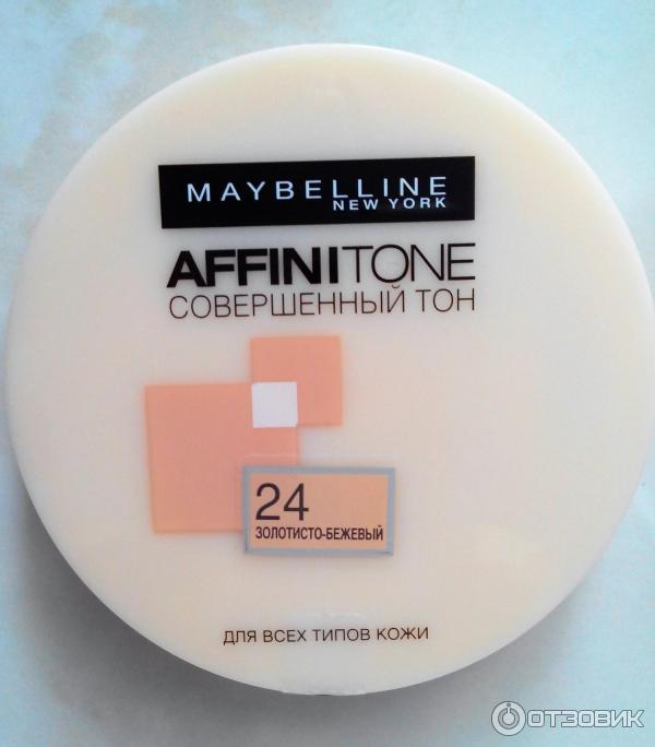 Компактная пудра выравнивающая Maybelline Affinitone Совершенный тон фото