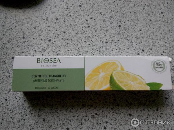 Натуральная отбеливающая зубная паста Biosea фото