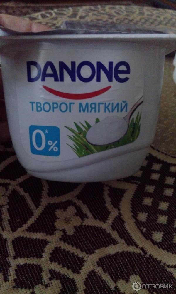 Творог мягкий Danone обезжиренный 0% фото