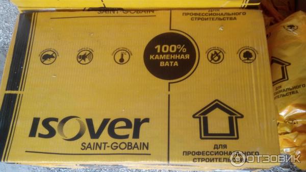 Изовер оптимал 50. (уп. Изовер фасад-мастер-100/600x1000. 6шт. Каменная вата isover.