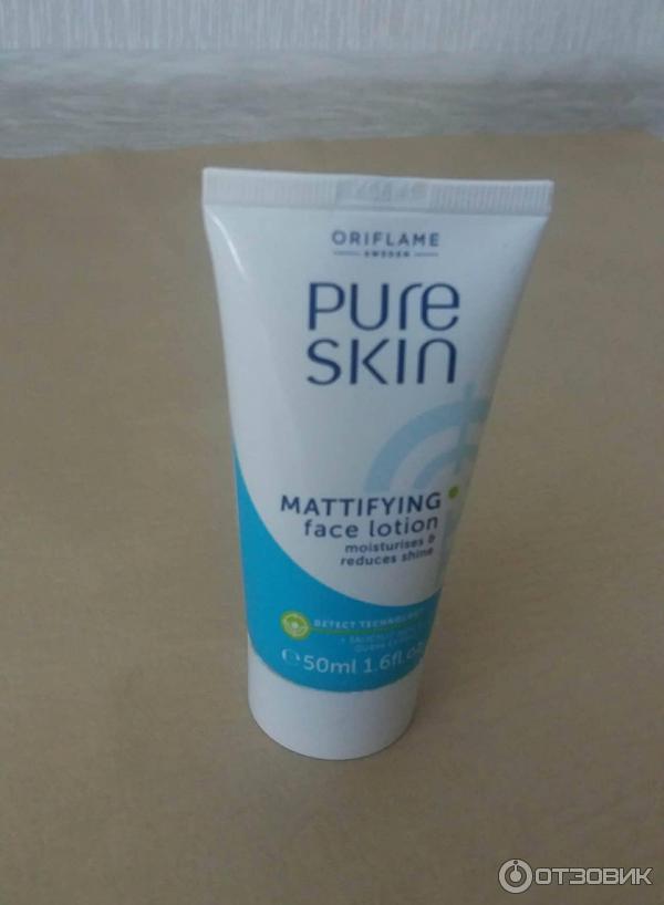 Матирующий крем-гель для лица Oriflame Pure skin face lotion mattifying фото