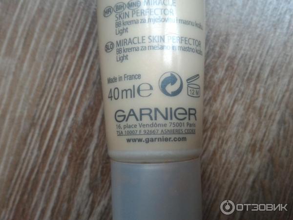 BB крем Garnier Miracle Skin Perfector Combination To Oily Skin для жирной и смешанной кожи фото