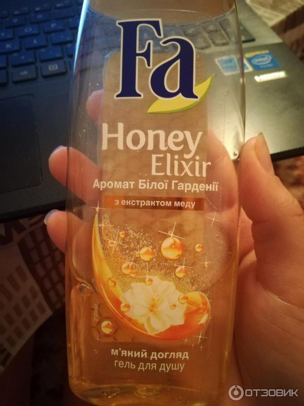 Гель для душа Fa Honey Elixir Аромат белой гардении фото