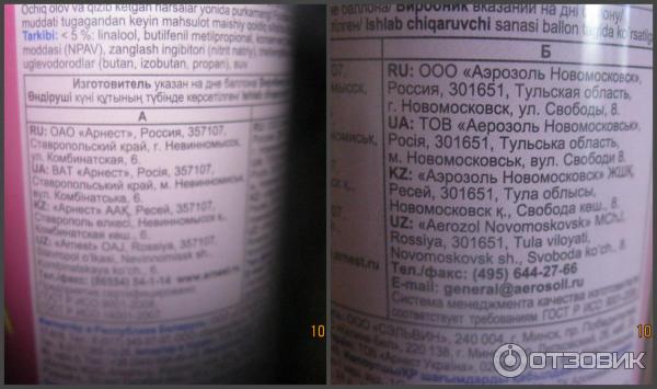 Освежитель воздуха Арнест Симфония Яблоневый цвет фото