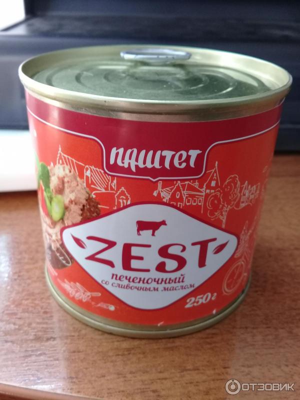 Паштет печеночный со сливочным маслом ZEST фото