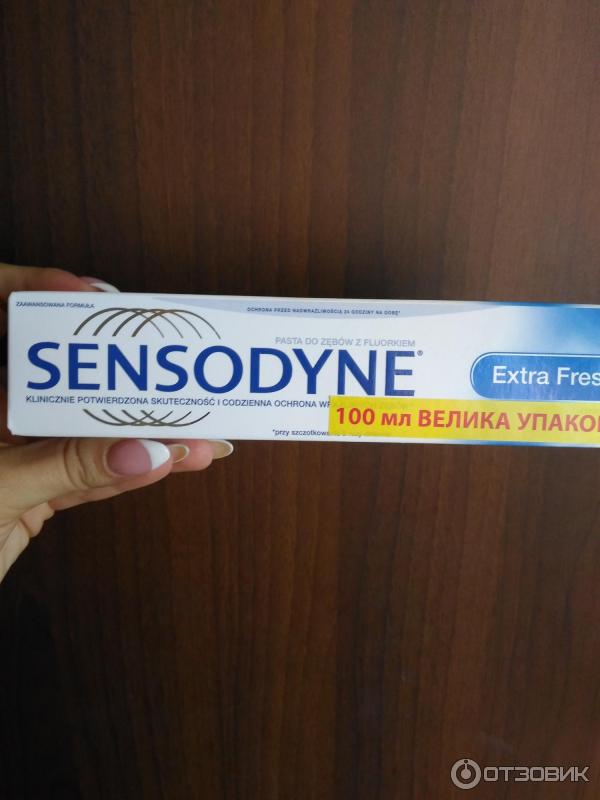 Зубная паста Sensodyne Экстра свежесть фото