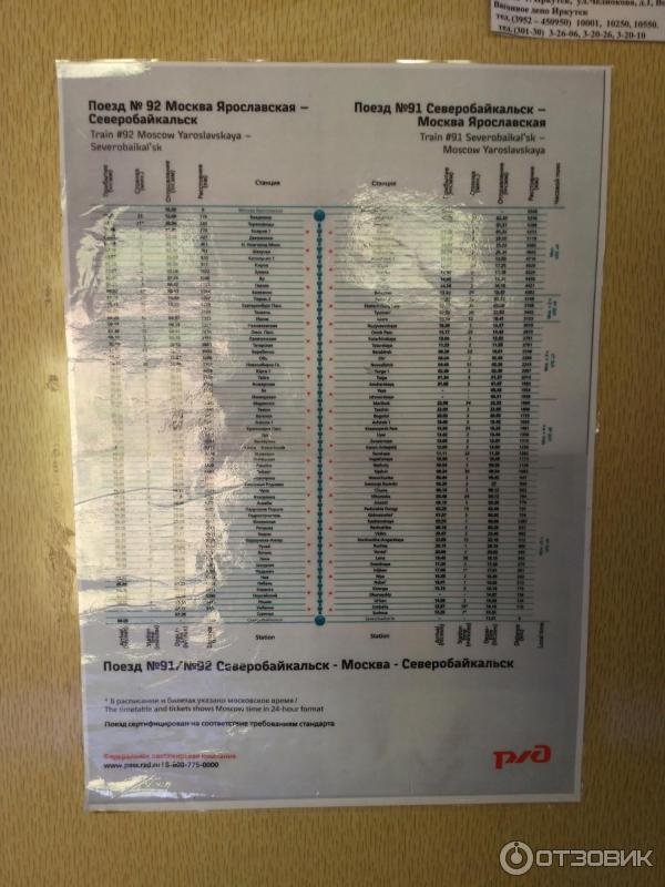 Поезд северобайкальск москва остановки