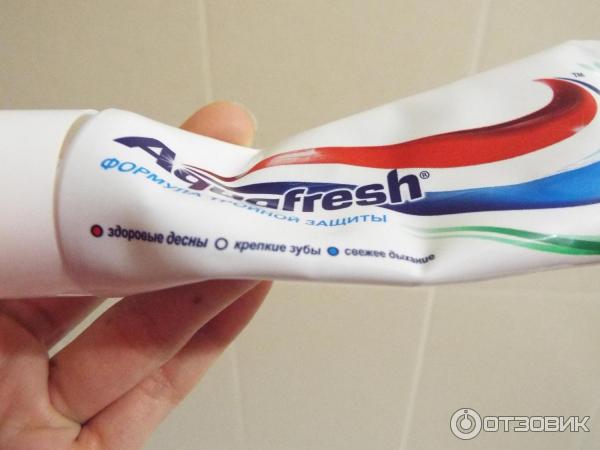 Зубная паста Aquafresh Формула тройной защиты фото