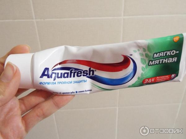 Зубная паста Aquafresh Формула тройной защиты фото