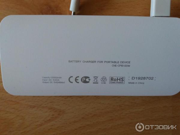 Портативное зарядное устройство Canyon 10000 mAh фото