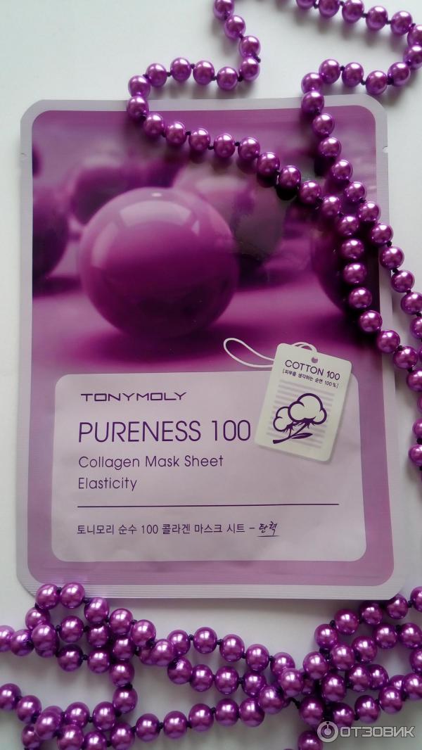 Маска для лица Tony Moly Pureness 100 Collagen с коллагеном фото