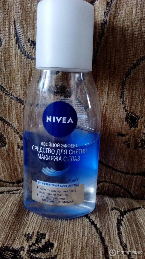 Средство для удаления макияжа с глаз Nivea Двойной эффект фото