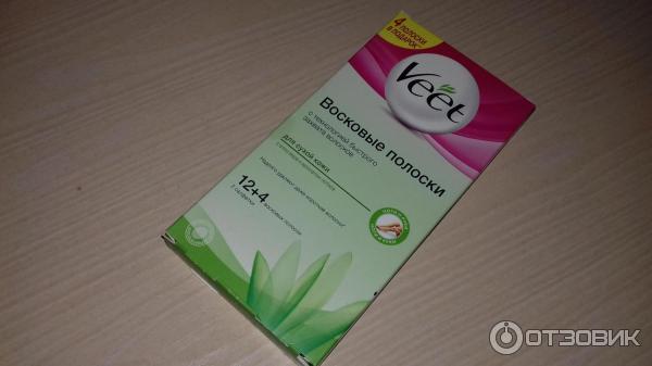 Восковые полоски Veet для сухой кожи фото