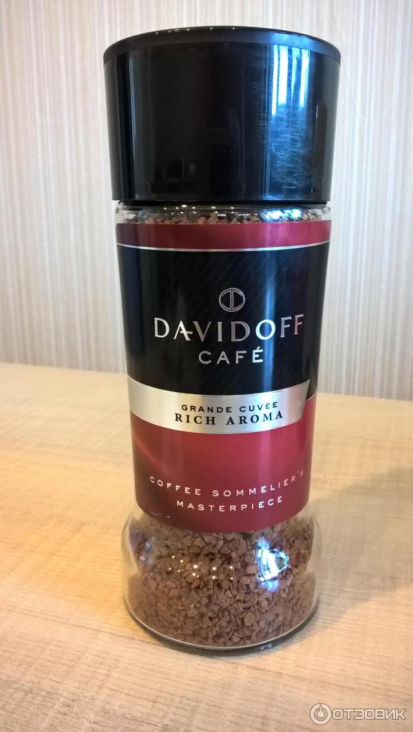 растворимый сублимированный кофе Davidoff cafe Grande Cuvee Rich Aroma