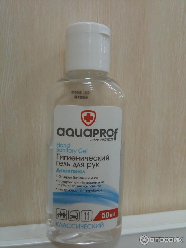 Гигиенический гель для рук Aquaprof Clean Protect Классический фото