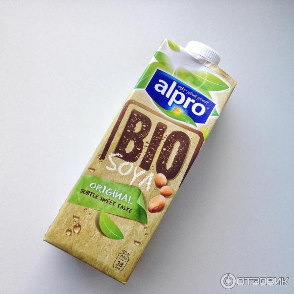 Соевое молоко alpro BIO soya original фото