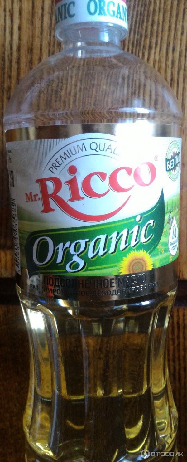 Масло подсолнечное Mr Ricco Organic фото