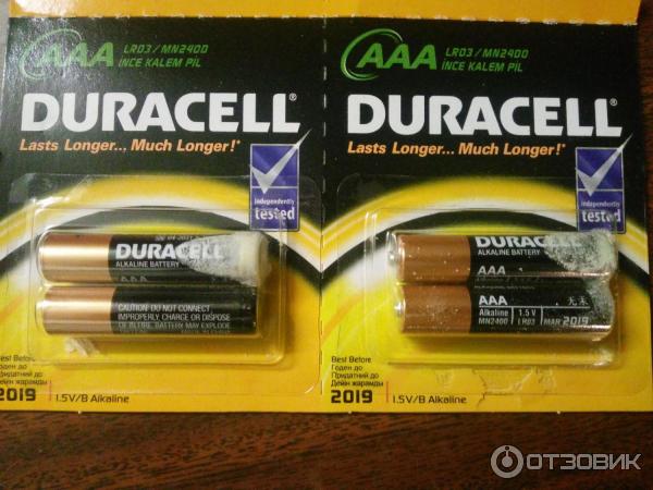 Элементы питания Duracell