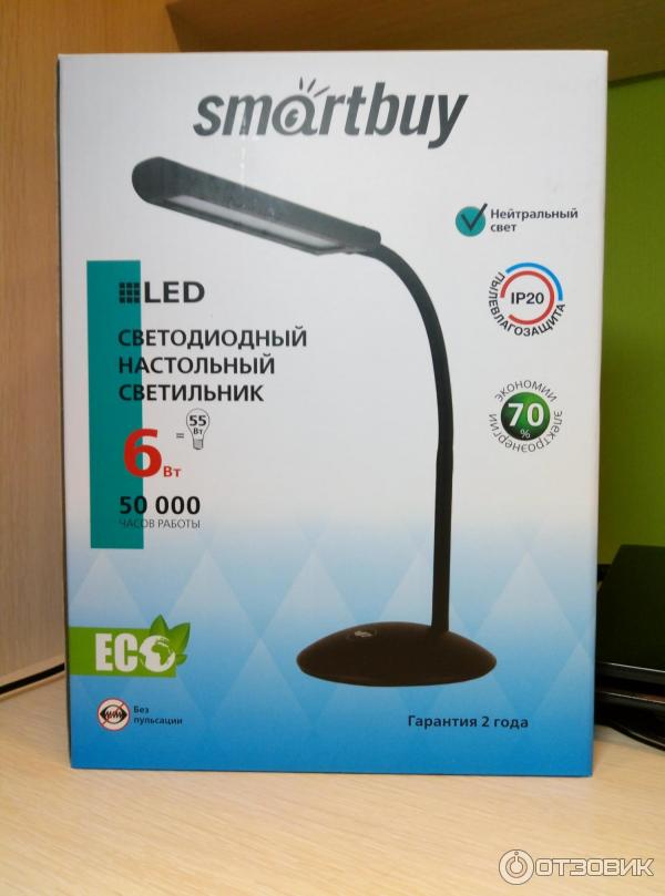 Светодиодный настольный светильник smartbuy SBL-DL-6-Black фото