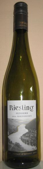 Вино белое полусухое Riesling Rheinhessen Feinherb фото