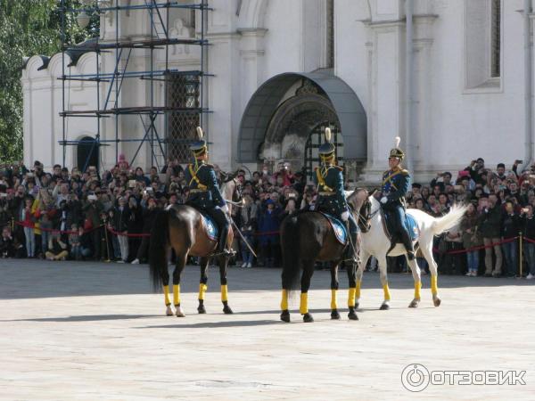 Развод конных и пеших караулов на Красной площади (Россия, Москва) фото