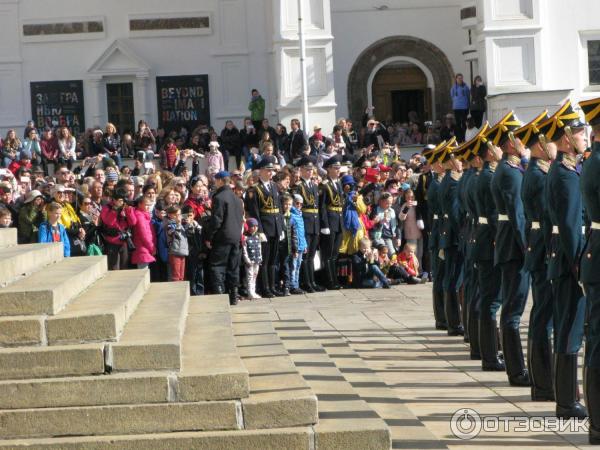 Развод конных и пеших караулов на Красной площади (Россия, Москва) фото