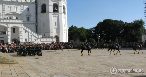 Развод конных и пеших караулов на Красной площади (Россия, Москва) фото