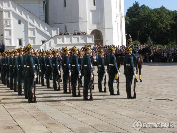 Развод конных и пеших караулов на Красной площади (Россия, Москва) фото