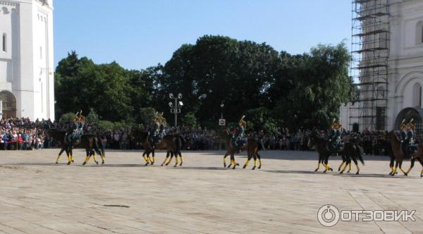 Развод конных и пеших караулов на Красной площади (Россия, Москва) фото