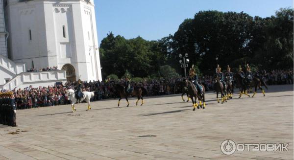 Развод конных и пеших караулов на Красной площади (Россия, Москва) фото