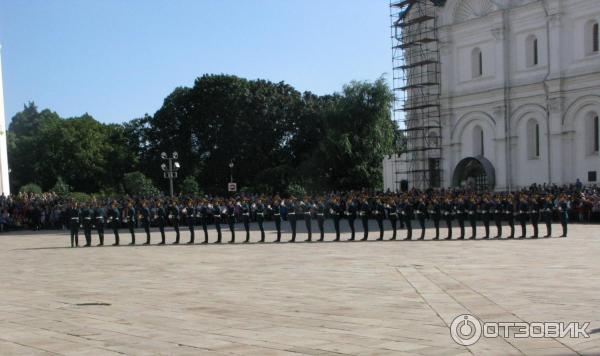 Развод конных и пеших караулов на Красной площади (Россия, Москва) фото