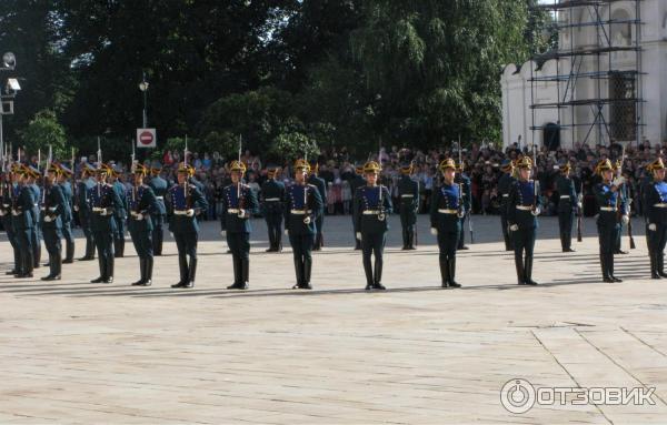 Развод конных и пеших караулов на Красной площади (Россия, Москва) фото