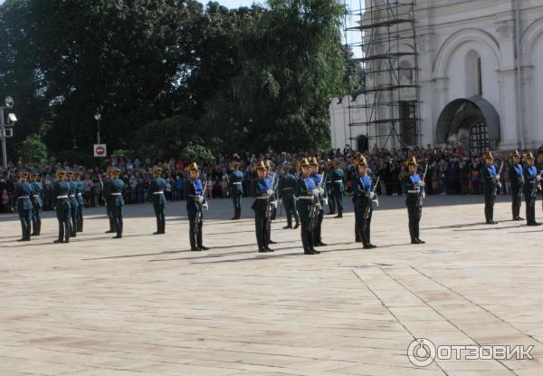 Развод конных и пеших караулов на Красной площади (Россия, Москва) фото