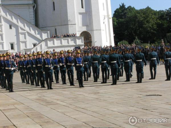 Развод конных и пеших караулов на Красной площади (Россия, Москва) фото