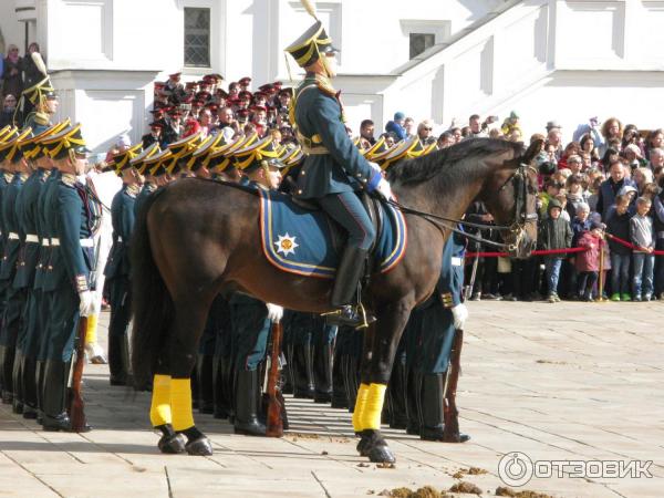 Развод конных и пеших караулов на Красной площади (Россия, Москва) фото