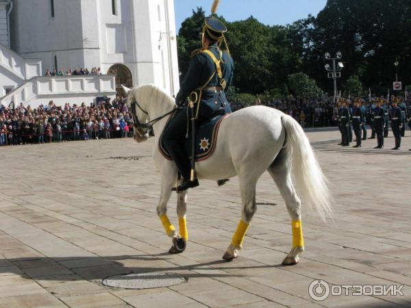 Развод конных и пеших караулов на Красной площади (Россия, Москва) фото