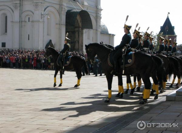 Развод конных и пеших караулов на Красной площади (Россия, Москва) фото