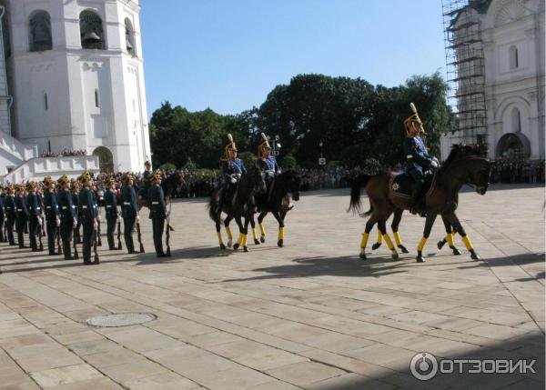 Развод конных и пеших караулов на Красной площади (Россия, Москва) фото