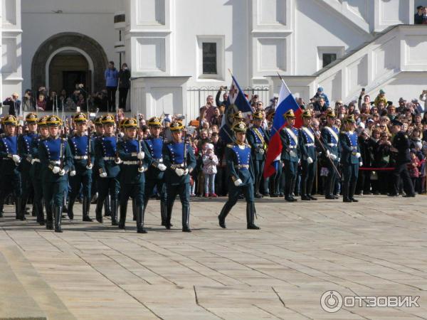 Развод конных и пеших караулов на Красной площади (Россия, Москва) фото