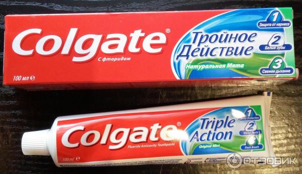 Зубная паста Colgate Тройное действие фото