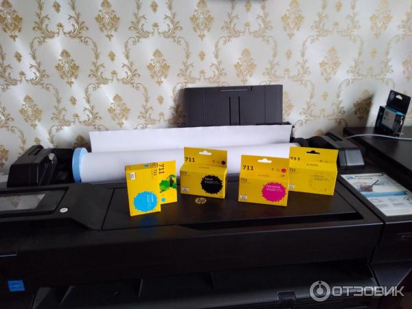 Отзыв о Картриджи T2 для плоттера HP DesijnJet T120 | НИКОГДА не берите ...