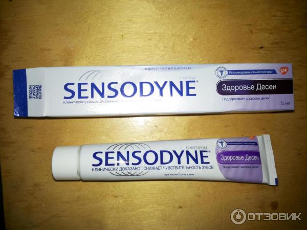 Зубная паста Sensodyne Здоровье десен фото