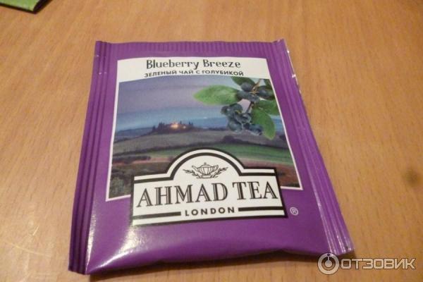 Чай Ahmad Tea Blueberry Breeze с ароматом голубики фото