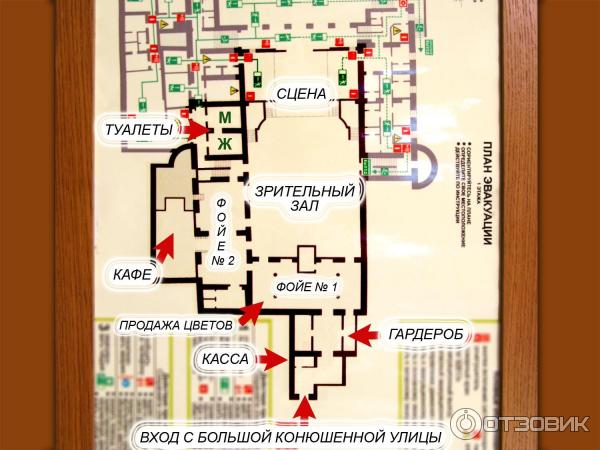 Театр райкина схема зала