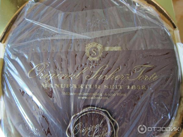 Торт Original Sacher-Torte Захер фото