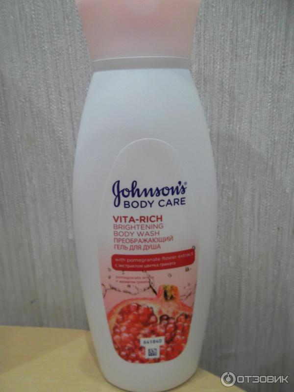 Гель для душа Johnson's Body Care с экстрактом цветка граната фото